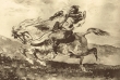 Maure courant la poudre