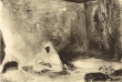 Arabe assis dans un intérieur