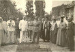 Cérémonie à Fès avec Yéhuda Benshimhon; Rabbi  Yédidya Monsonégo; Rabbi Meïr Israel; Rabbi Haïm Séréro et des militaires français