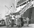 Juifs marocains débarquant au port de Haïfa