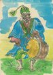 Le griot joueur de tambour