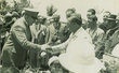 Acceuil des autoritées en période coloniale
