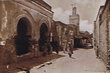 Marrakech - Rue et mosquée de Sidi Chanem