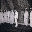 Le Général Noguès assiste à la cérémonie de la veuve du Pacha de Mazagan