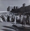 Un marché lainier devant la kasbah des Oudaïas