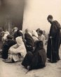 Groupe de vieillards dans le Mellah de Casablanca