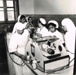 Des élèves sages-femmes marocaines à l'Hopital Cocard de Fès