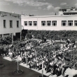 Dans la cour de récréation de l'école du Mellah de Rabat