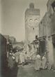 Minaret rue de la Médina à Fès