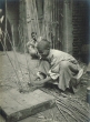 Sellaline (fabricants de paniers en roseaux), jeunes apprentis, Médina Fès