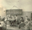 Classe d'une école juive à Fès