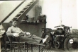 Vieille moto de 1915 au Maroc