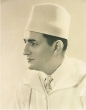 Portrait de Mohammed V en 1960 à Rabat