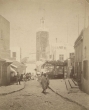 La grande mosquée et la rue de la Marine dans le socco de Tanger