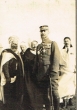 Le général Gouraud, l'Agha Sahouri (algérien), Si Chadeli El Arbi (tunisien), Si Kaddour Ben Ghabrit