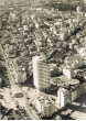 Vue aérienne de Casablanca, rond-point du Maréchal Leclerc