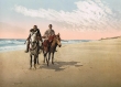 Sur la plage de Tanger