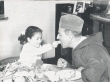 Mohamed V, le prince Moulay Abdellah et la princesse Lalla Amina