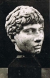 Volubilis : Tête de berbro romain (marbre)
