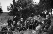 Soldats marocains sous les ordres d'officiers français