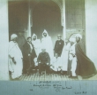 Voyage de Théo Van Rysselberghe à Tanger, à ces côtés Abraham Sicsu (Drogman de la Légation Belge) + Edmond Picard + Le Baron Whettnallall + Henri Baumgarten + Louis Canon