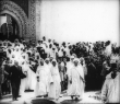 Sortie du Sultan Mohammed V de la Mosquée