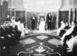 Le Roi Mohammed V et le Prince Héritier en réunion des ministres