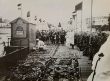 Sur le pont du débarquement de l'Empereur Wilhem II à Tanger