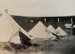 Tentes dans l'arène de Melilla